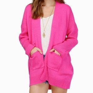 Tobi Pink Cardigan
